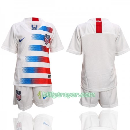 Billige Fotballdrakter USA Barn Hjemmedraktsett 2018/19 Kortermet